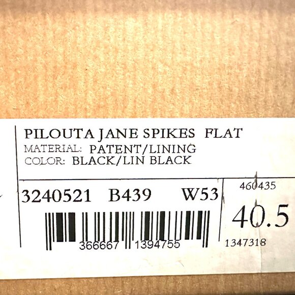 Christian Louboutin PILOUTA JANE SPIKES FLAT Criss Cross Ballerina - Picture 16 of 16